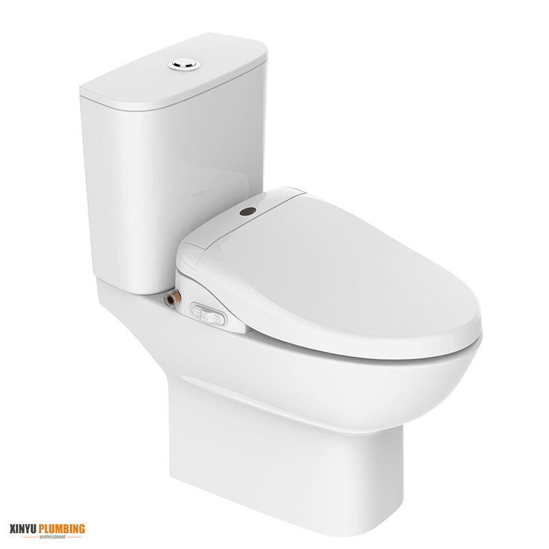 Electric Smart Bidet Seat B011 with Remote Control for Elongated Toilets