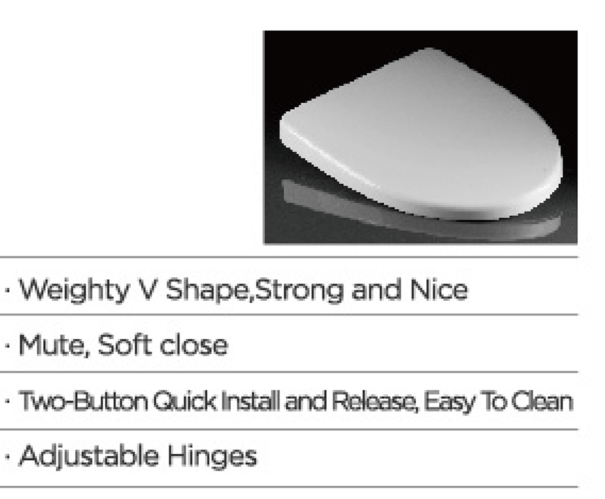Weighty V Shape, Strong and Nice TOILET SEAT BP0203TB 