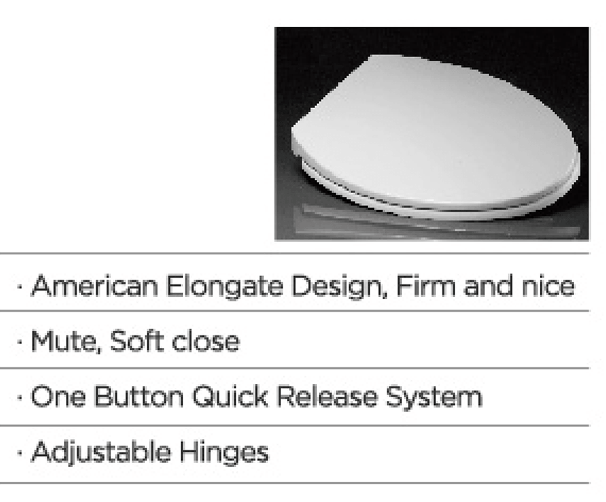 American Elongate Design Toilet Seat BPO106Q3