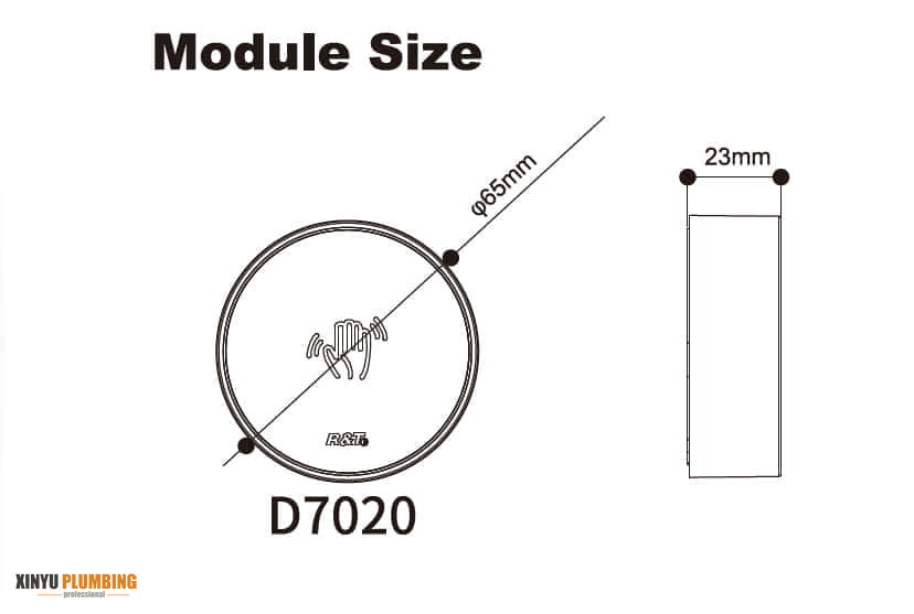 D7020 automatic flush device (external type)