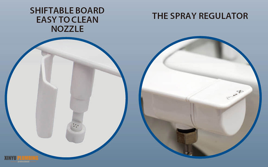 THINLINE BIDET TOILET ATTACHMENT SINGLE NOZZLE XB051PW Buy SLIMBIDET